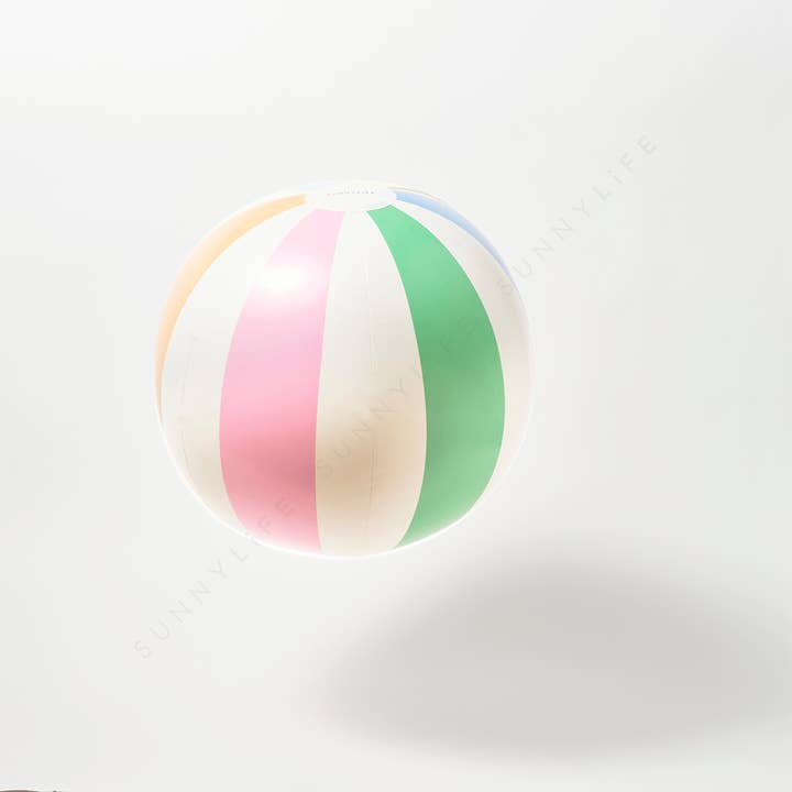 Pool Side Inflatable Beach Ball - Pastel Gelato