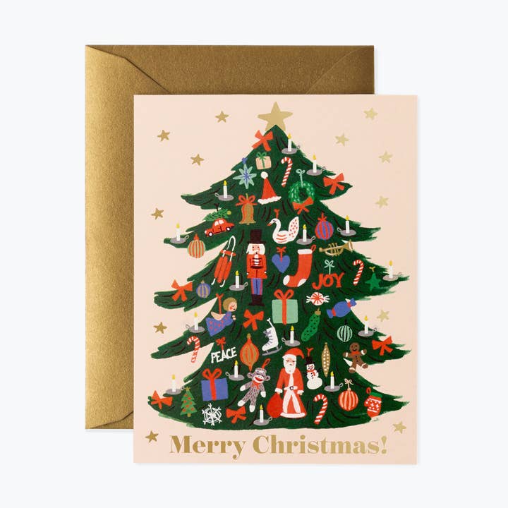 Rifle Paper Co Card Boxed Set - Trimmed Tree