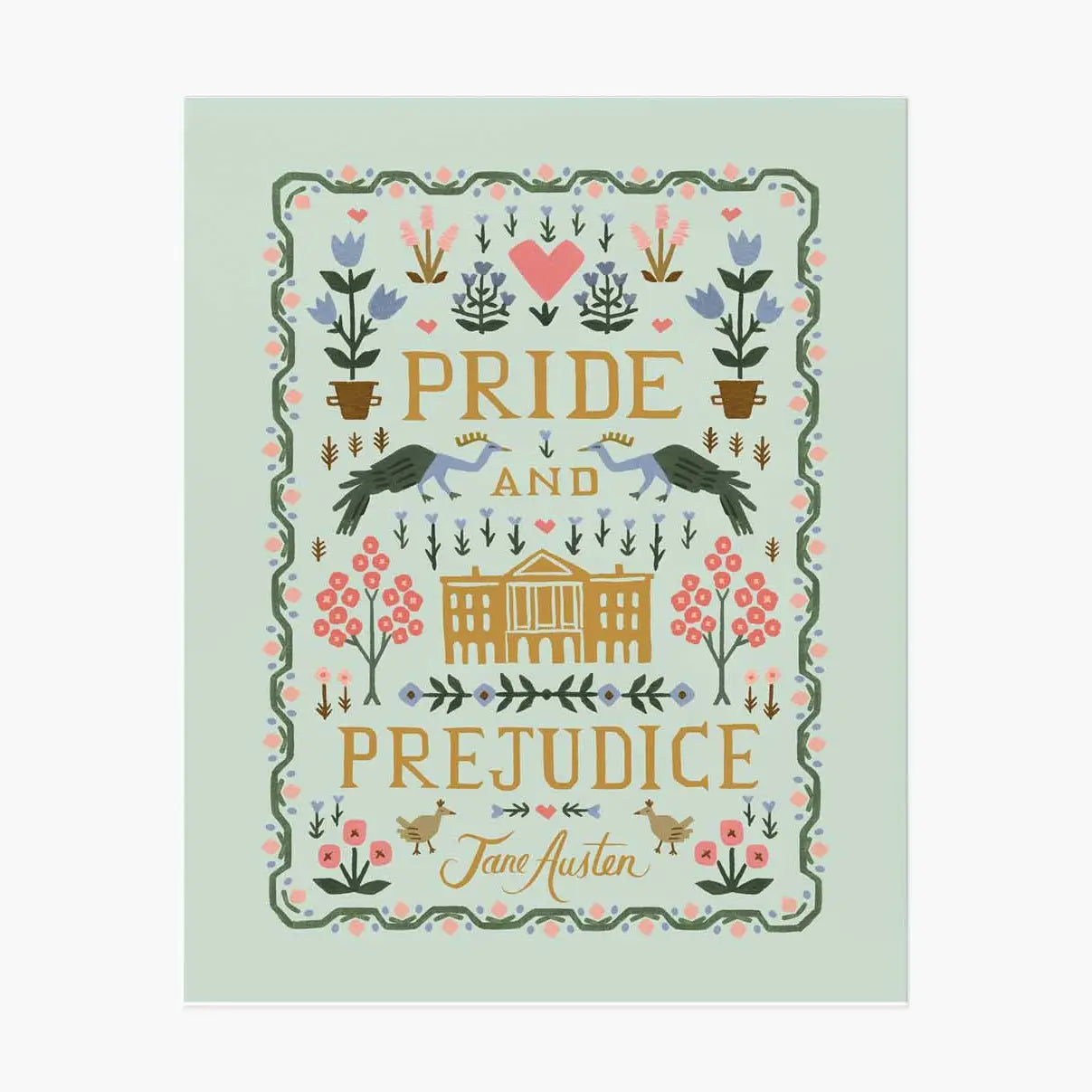 Rifle Paper Co 5x7 Art Print - Pride and Prejudice