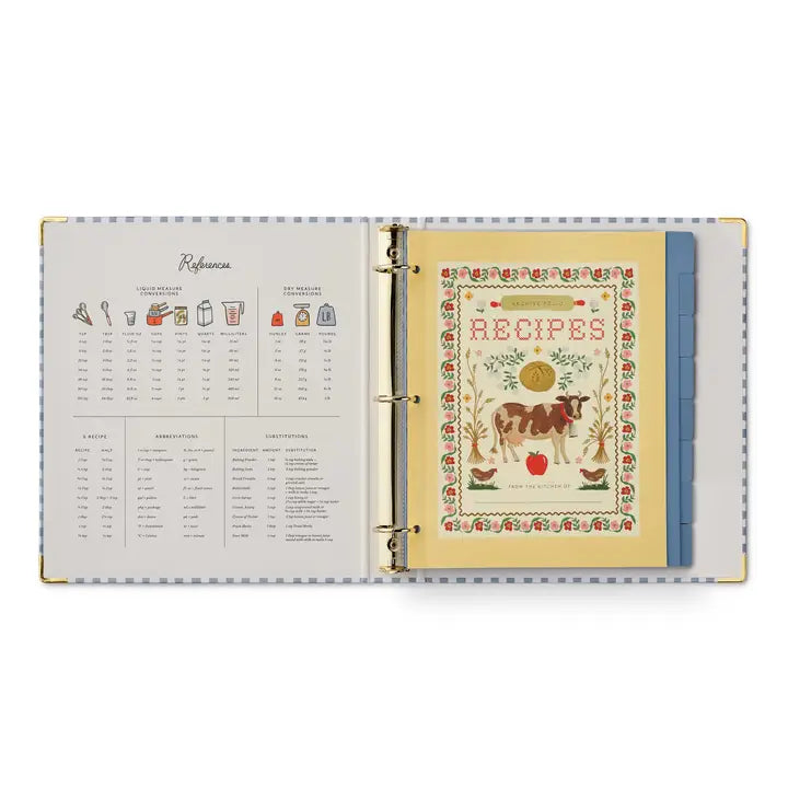Rifle Paper Co Recipe Binder - Home Sweet Home