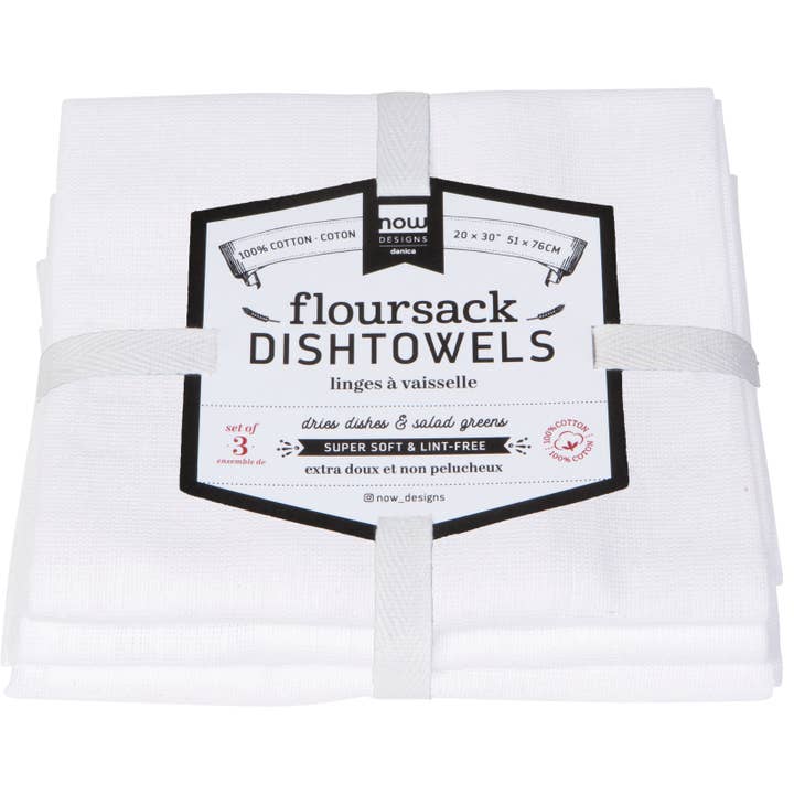 Bakers Floursack Set - White