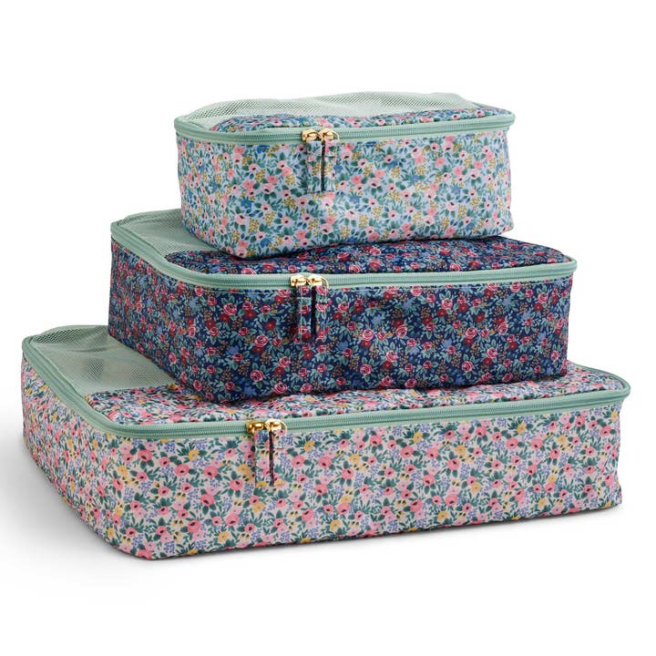 Rifle Paper Co Packing Cube Set - Rosa