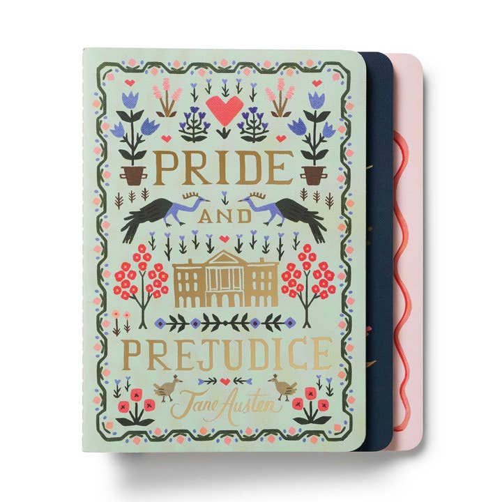 Rifle Paper Co Notebook Set - Jane Austen