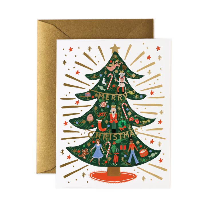 Rifle Paper Co Card Boxed Set - Nutcracker Tree