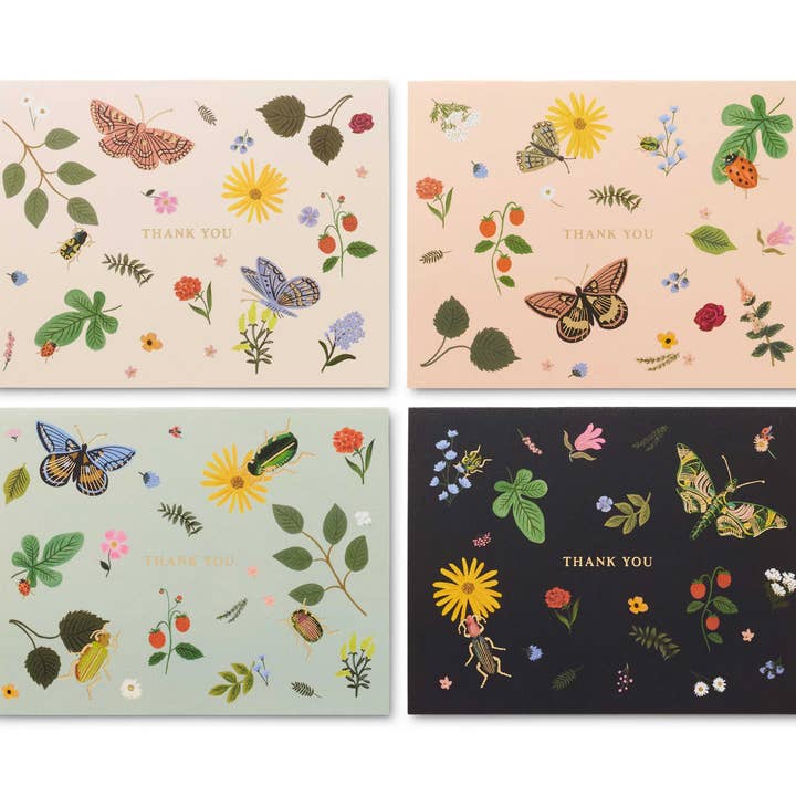 Rifle Paper Co Embroidered Keepsake Card Box - Curio