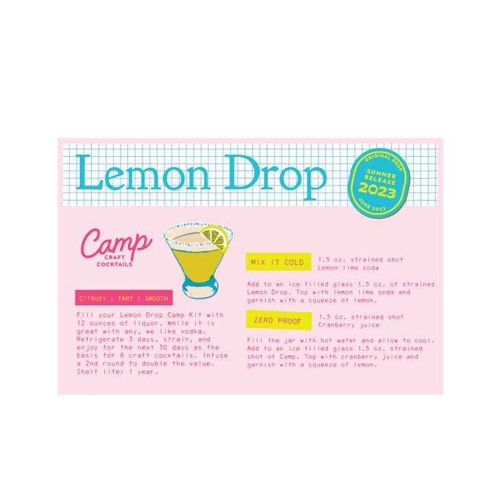 Camp Craft Lemon Drop Infusion Kit
