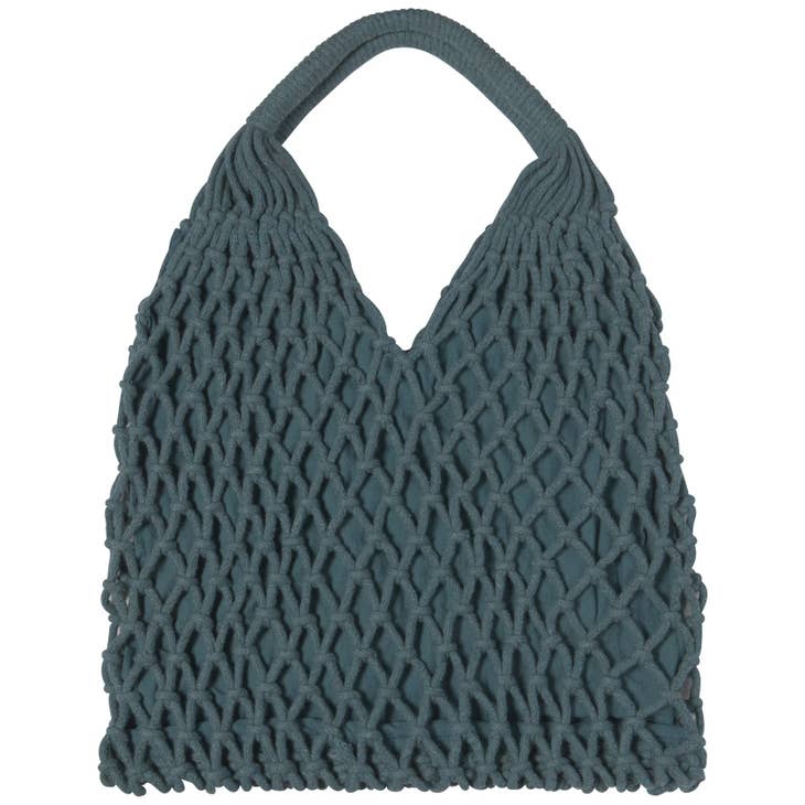 Macrame Tote Bag - Lagoon