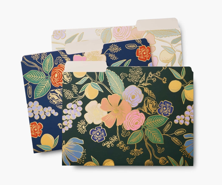 Rifle Paper Co File Folder Set - Colette