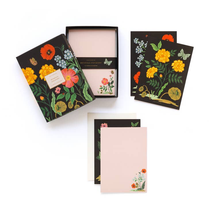 Rifle Paper Co Social Stationery Set - Botanical