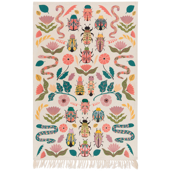 Amulet Embroidered Tea Towel