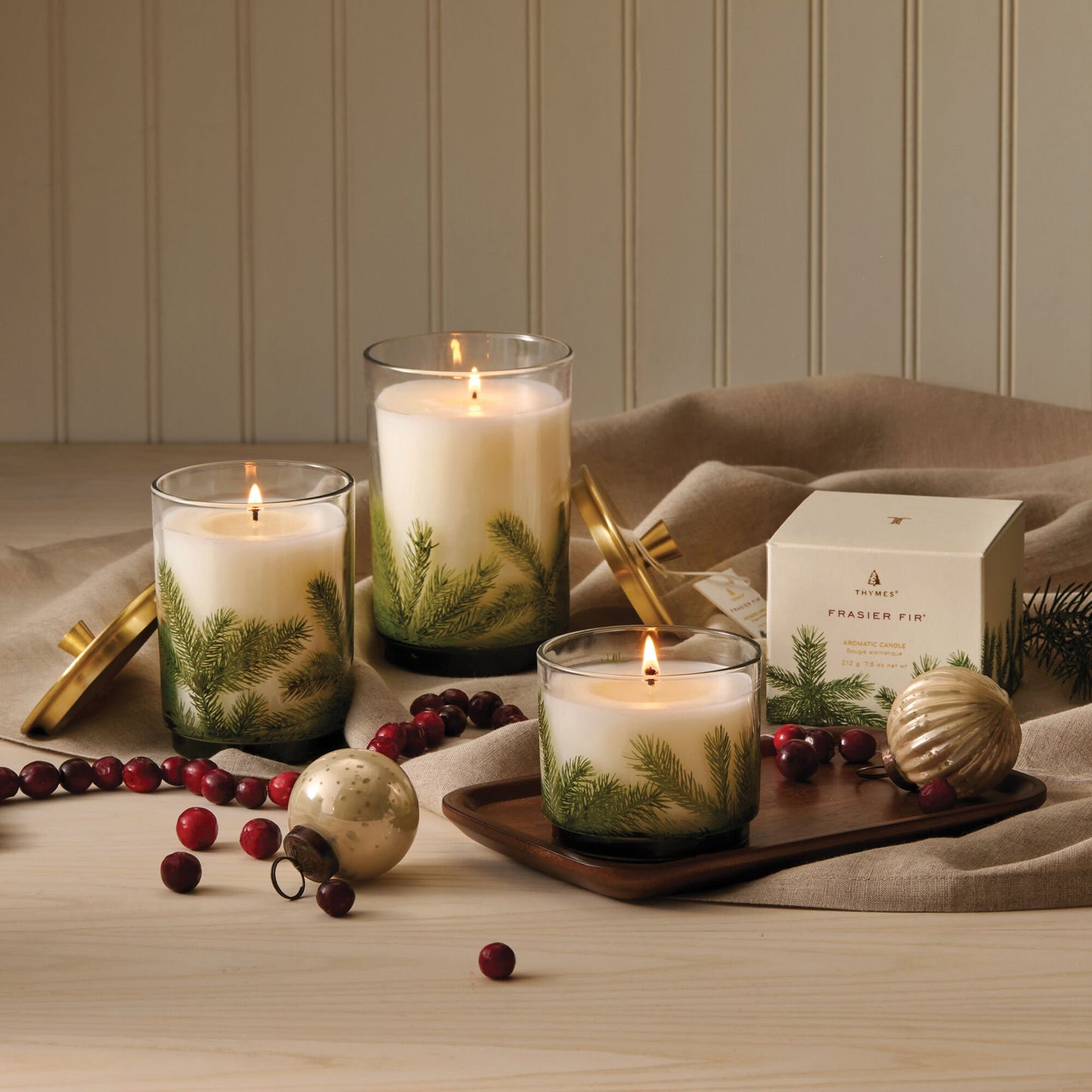 Frasier Fir Large Pine Needle Luminary