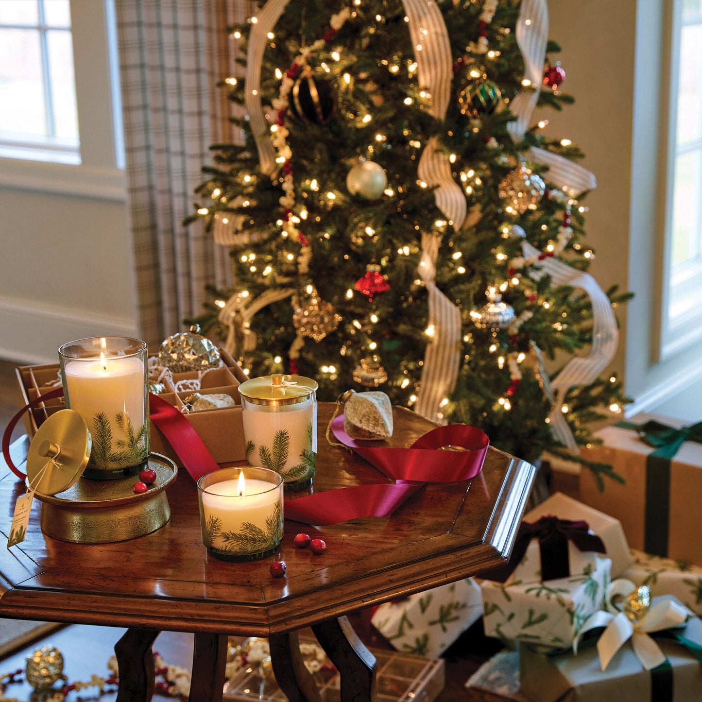 Frasier Fir Large Pine Needle Luminary