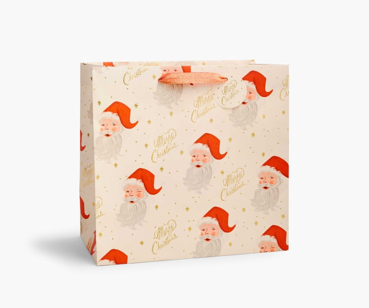 Rifle Paper Co Large Gift Bag - Santa