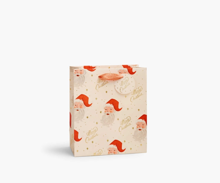 Rifle Paper Co Medium Gift Bag - Santa
