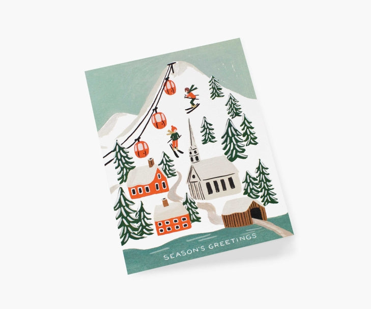 Rifle Paper Co Card - Holiday Snow Scene