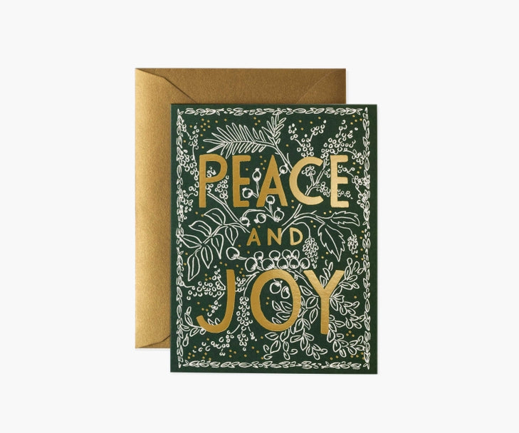 Rifle Paper Co Card - Evergreen Peace