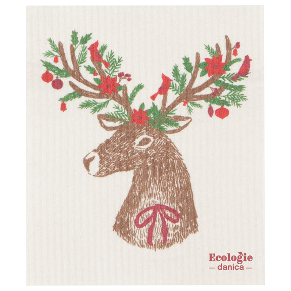 Swedish Dishcloth - Dasher Deer