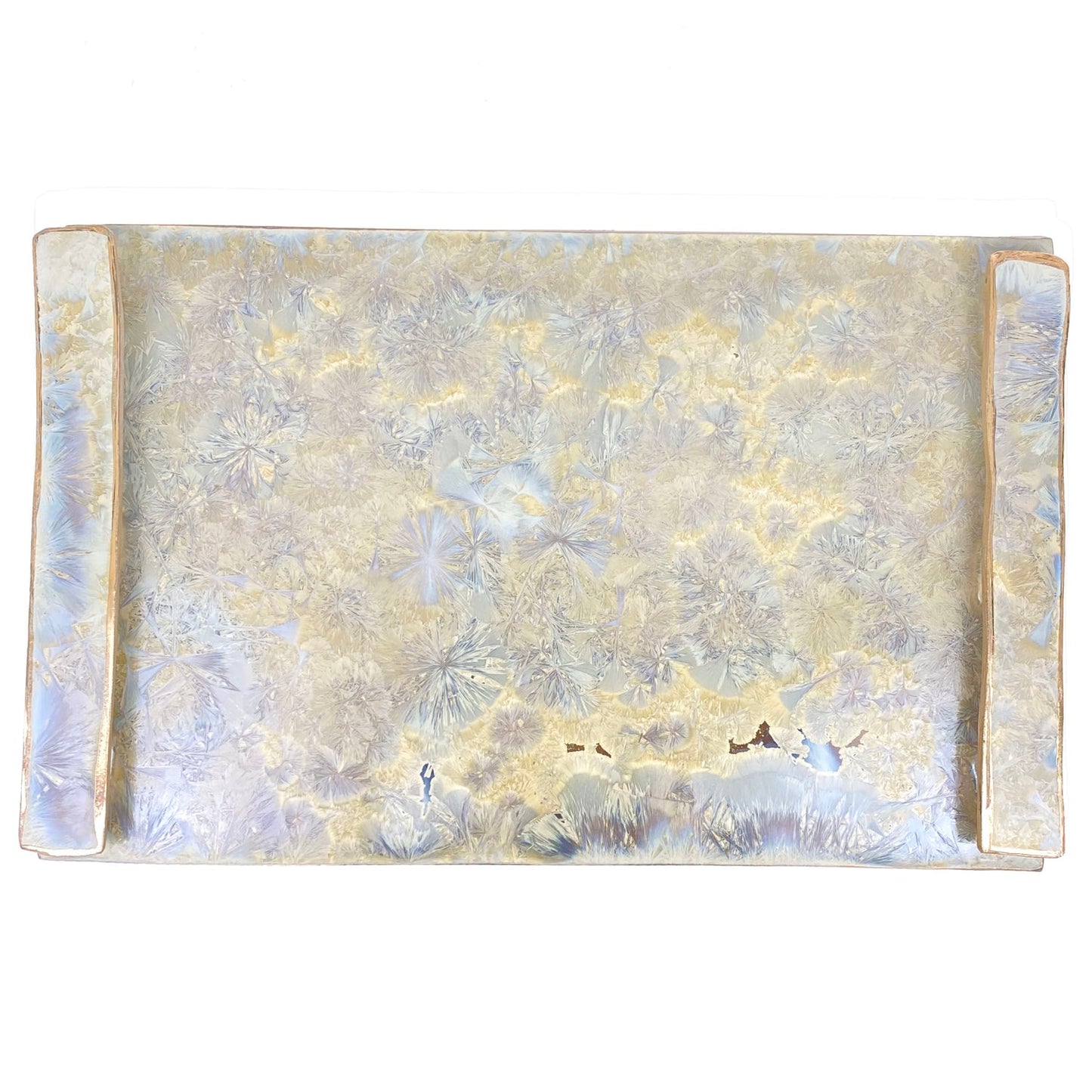 Borealis Large Handled Tray - Gold