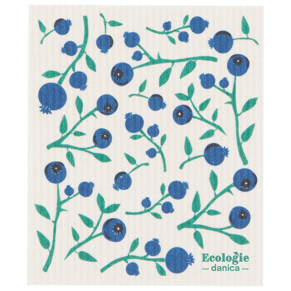 Swedish Dishcloth - Blueberries