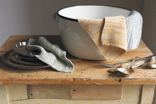 Heirloom Knit Dishcloths - Lagoon