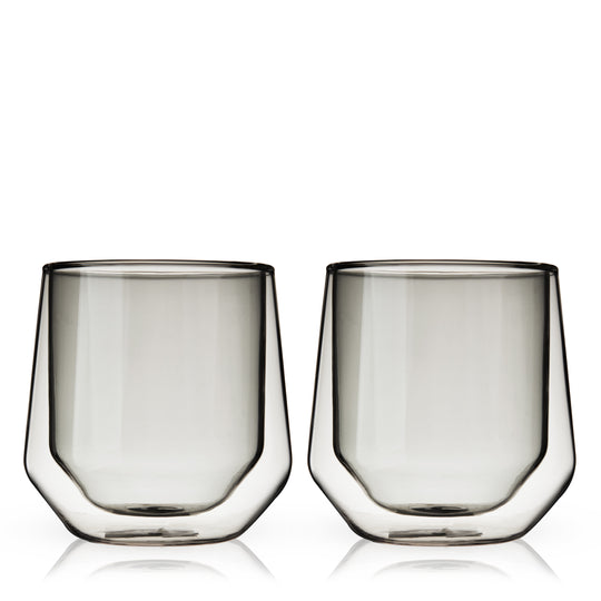 Aurora Double Walled Tumblers - Smoke