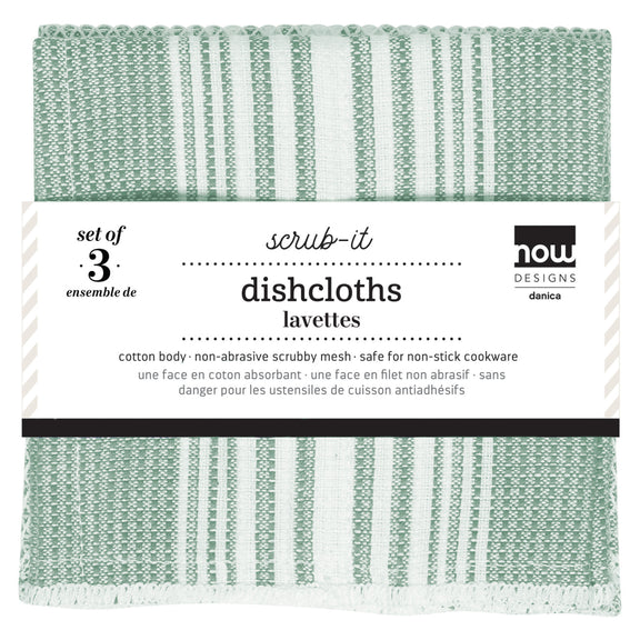Scrub-It Dishcloths - Elm Green