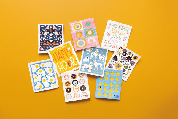 Swedish Dishcloth - Rubber Duckies