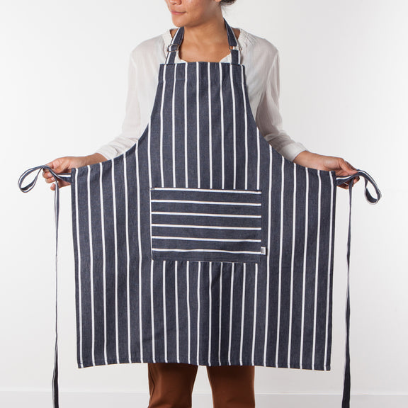 Chef Apron - Butcher Stripe
