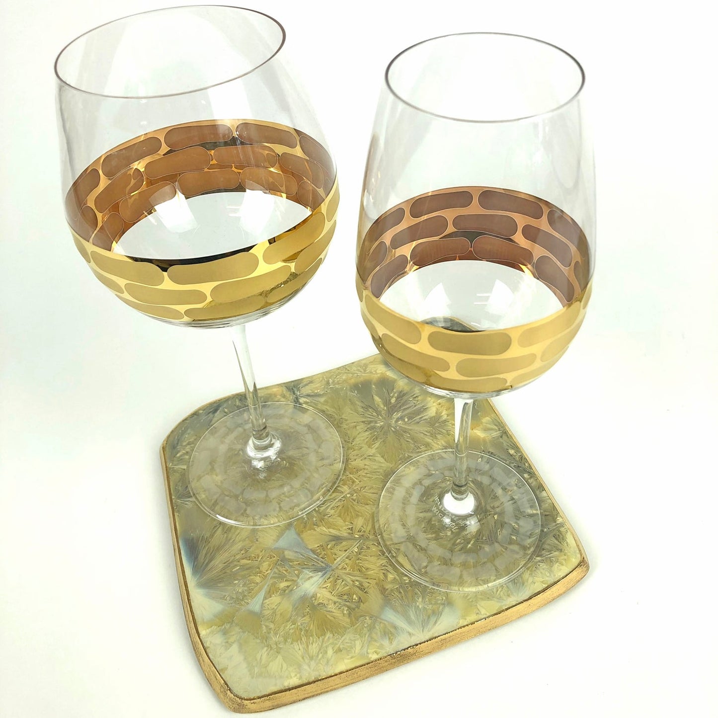 Borealis Large Coaster Set - Gold