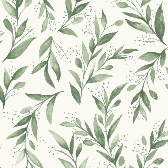Magnolia Home Olive Branch Wallpaper - Olive Grove