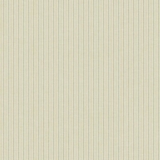 Magnolia Home French Ticking Wallpaper - Khaki and Light Blue