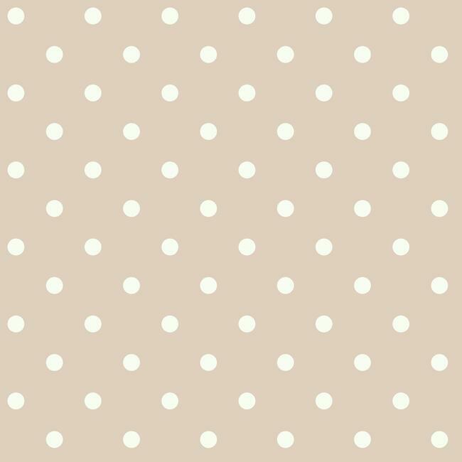 Magnolia Home Dots on Dots Wallpaper - White and Clay Pink