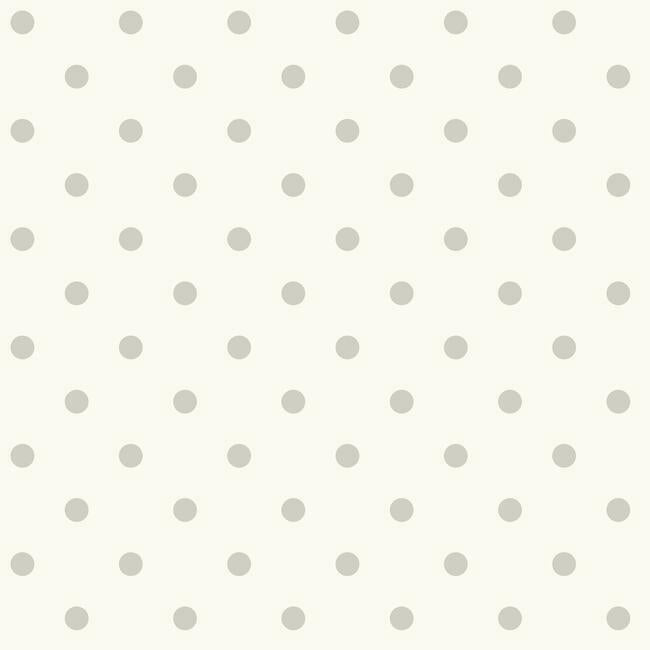 Magnolia Home Dots on Dots Wallpaper - Cupola and White