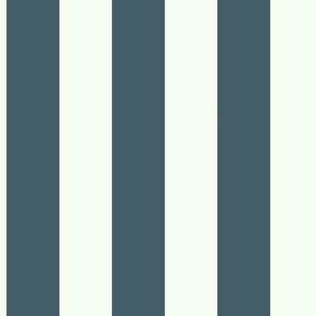 Magnolia Home Awning Stripe Wallpaper - Navy