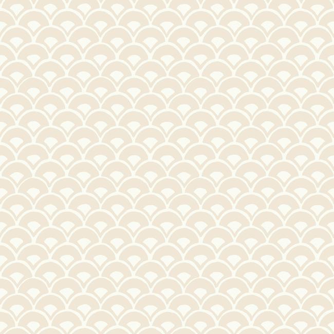 Magnolia Home Stacked Scallops Wallpaper - Ella Rose