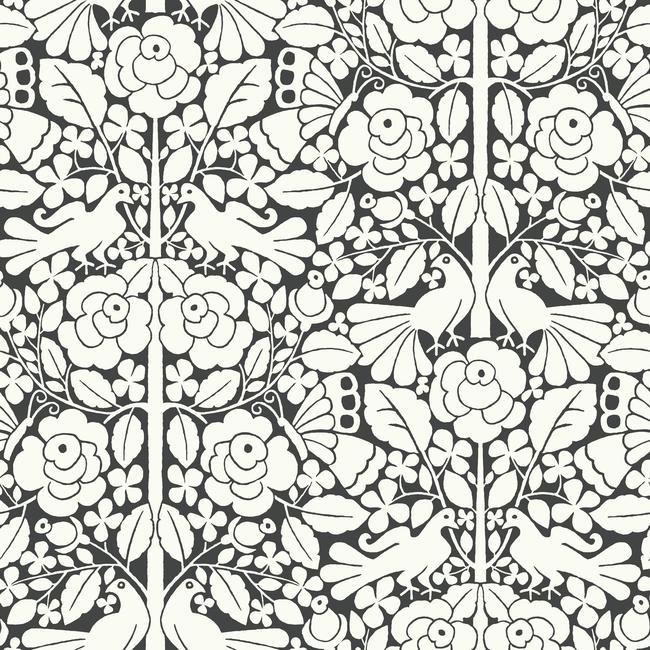 Magnolia Home Fairy Tales Wallpaper - Black