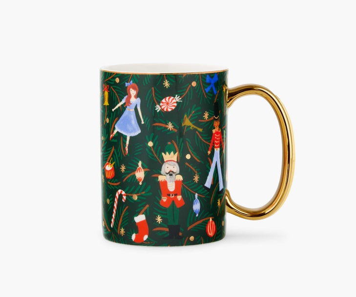 Nutcracker Christmas/Holiday Travel mug with a handle - nutcracker