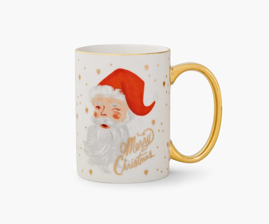 Rifle Paper Co Mug - Winking Santa Claus