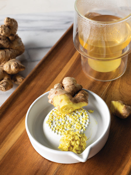 Ginger Grater - Matte White