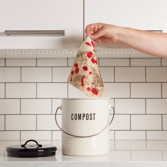 Swedish Dishcloth - Toadstool Time