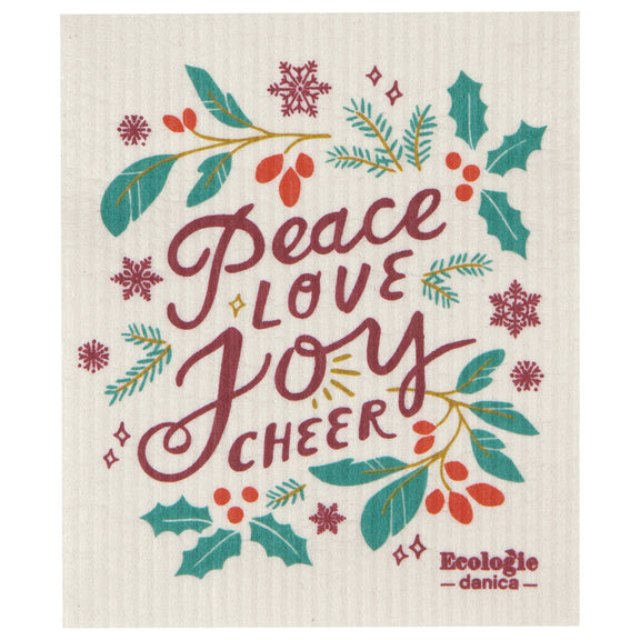 Swedish Dishcloth - Peace and Joy