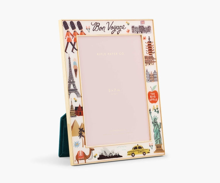 Rifle Paper Co 5x7 Picture Frame - Bon Voyage