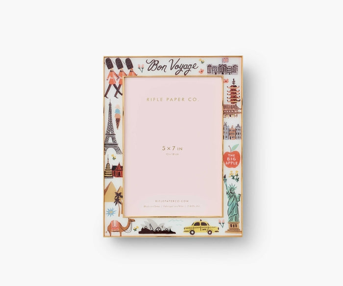 Rifle Paper Co 5x7 Picture Frame - Bon Voyage