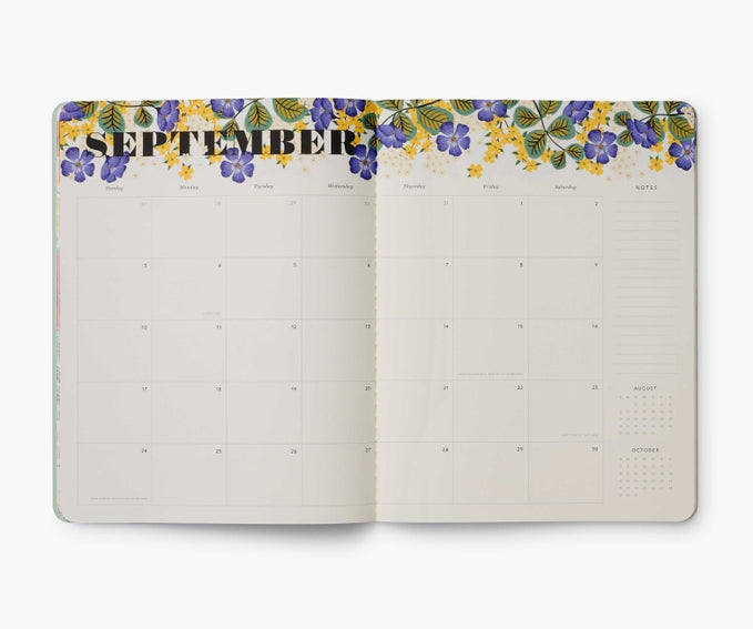 Rifle Paper Co 2024 12-Month Academic Planner - Blossom