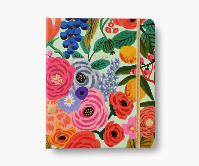 Rifle Paper Co 2024 17-Month Covered Planner - Garden Party