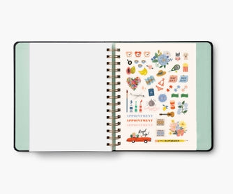 Rifle Paper Co 2024 17-Month Covered Planner - Flores