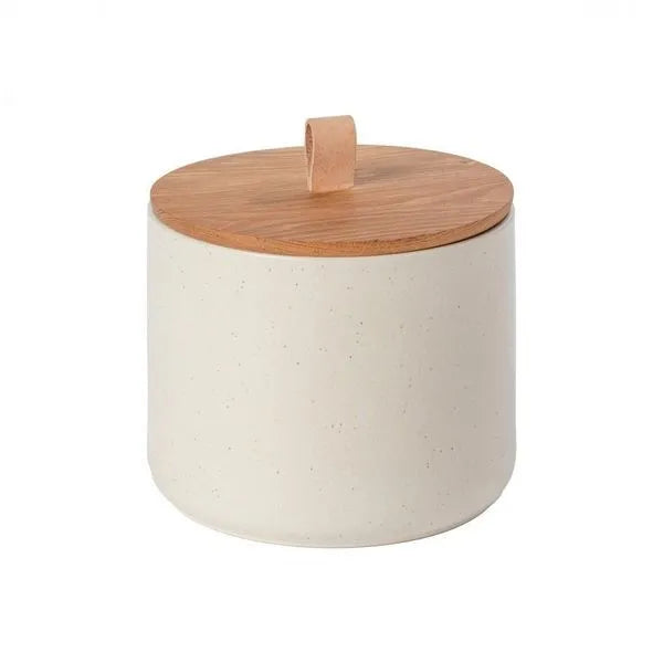Pacifica Lidded Canister Set - Vanilla