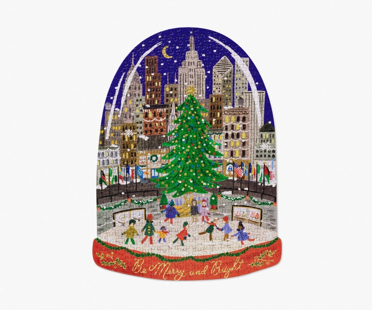 Rifle Paper Co Puzzle - Holiday On Ice