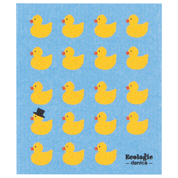Swedish Dishcloth - Rubber Duckies