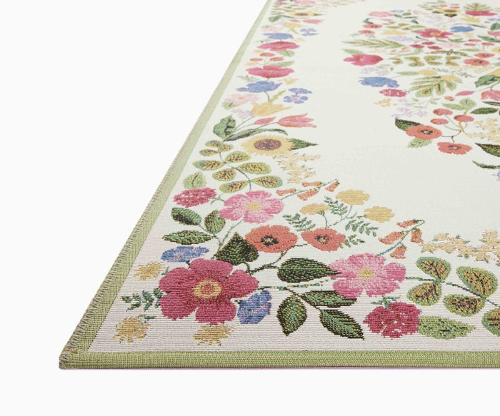 Rifle Paper Co x Loloi Perennial Rug - Blossom Cream